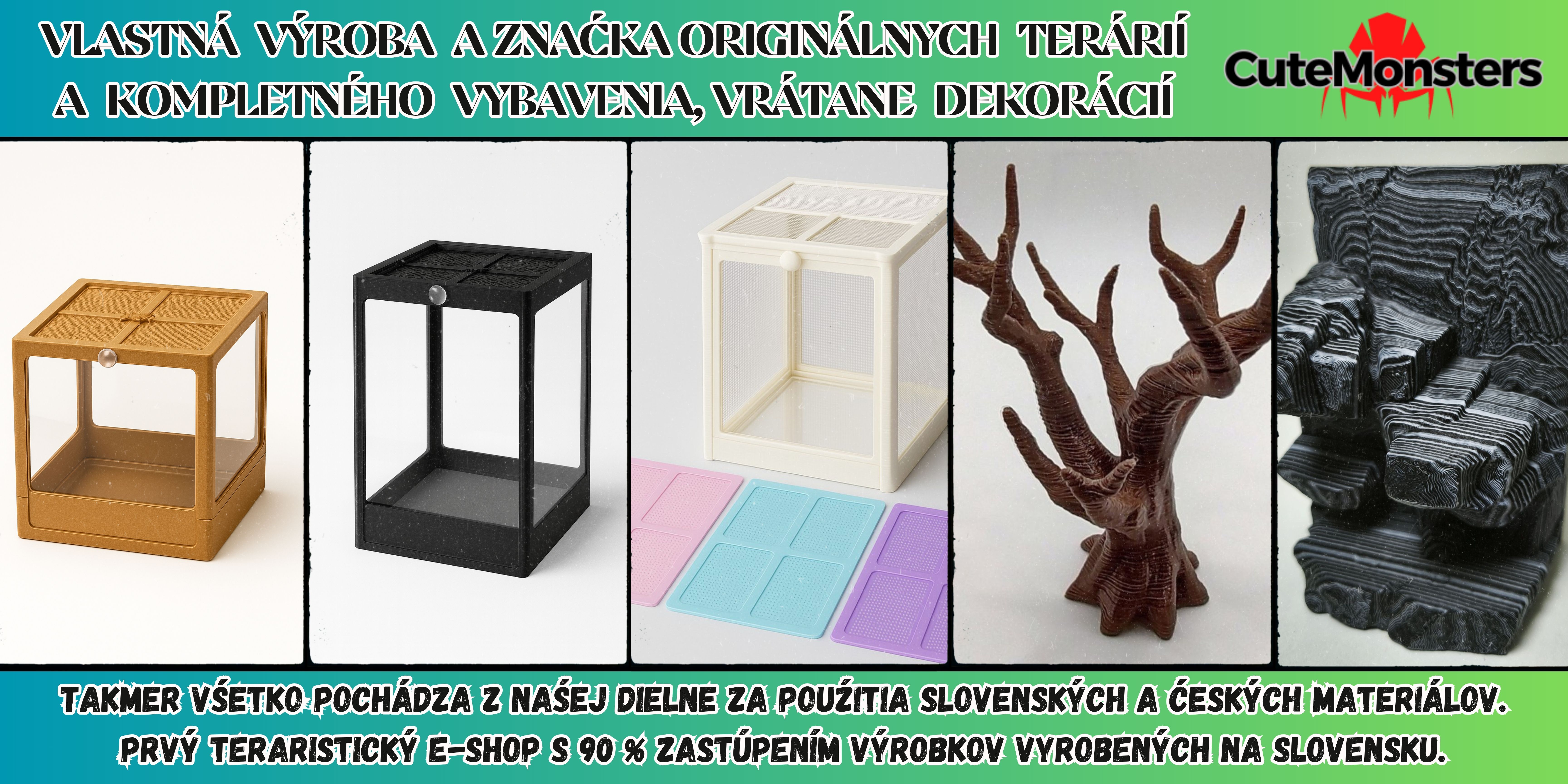 Ponuky terárií a kompletných sád pre teraristov