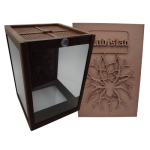 Terárium CM 3D "SPIDERS NAME" - s 3D stenou a vašim vlastným logom / textom