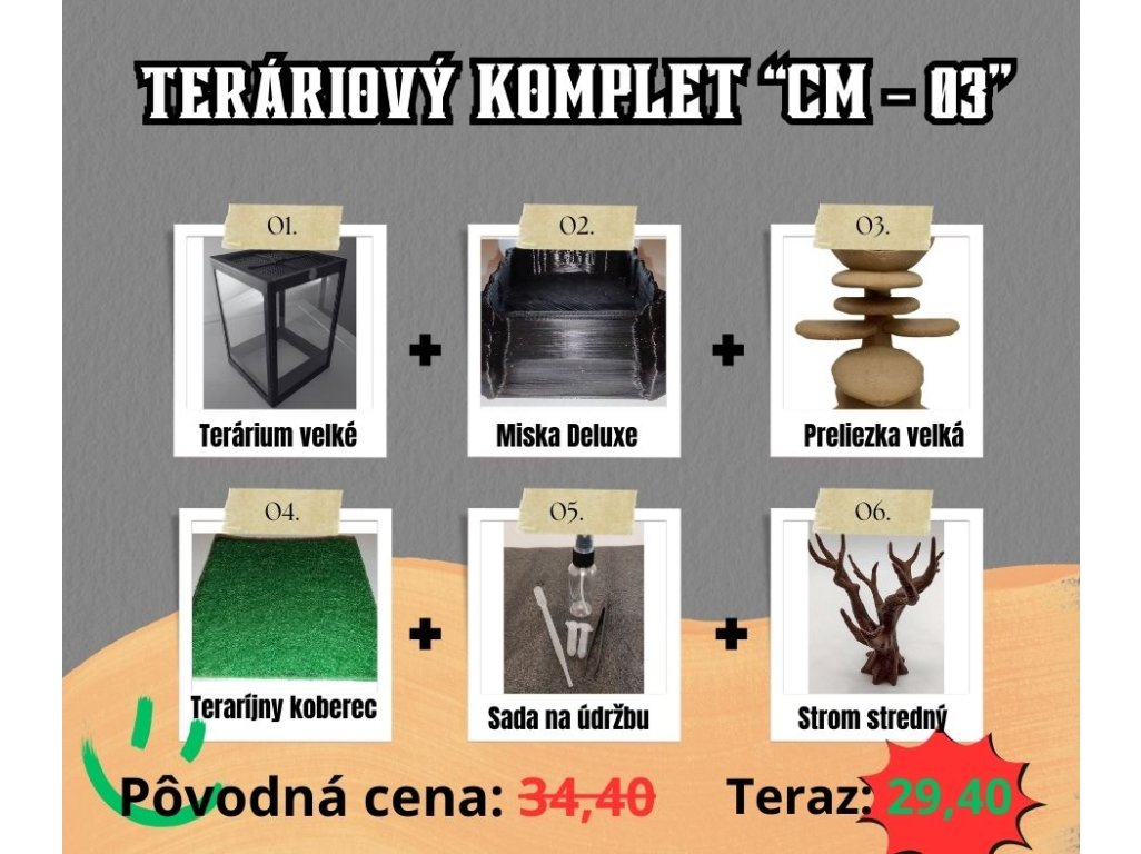 Teráriový Komplet CM-03