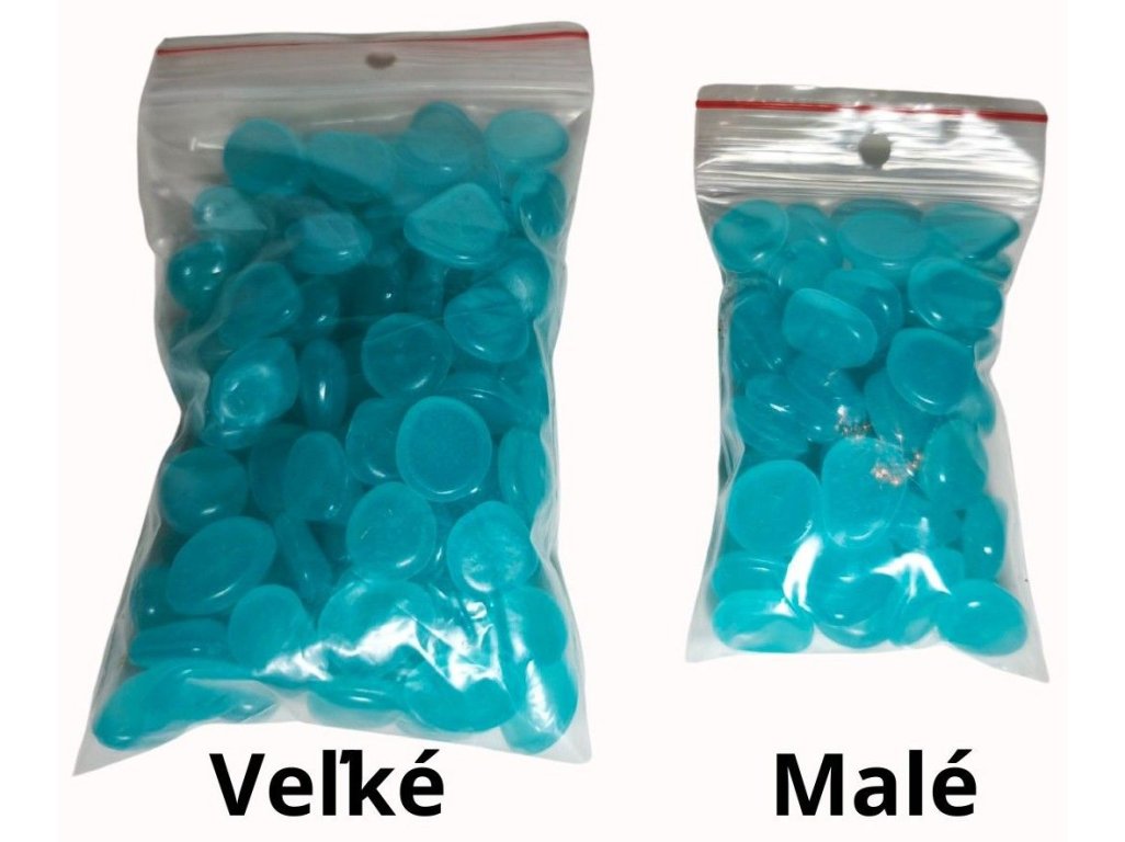 Kamienky do terária - svietiace v tme