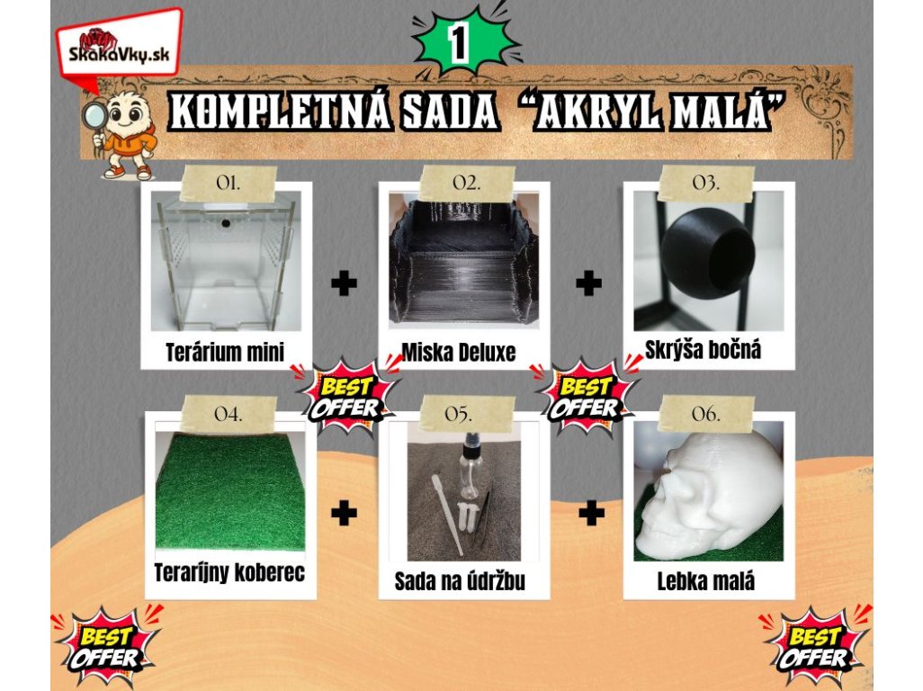 KOMPLETNÁ SADA  “AKRYL malá”