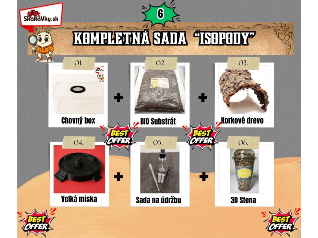 KOMPLETNÁ SADA  “ISOPODY”