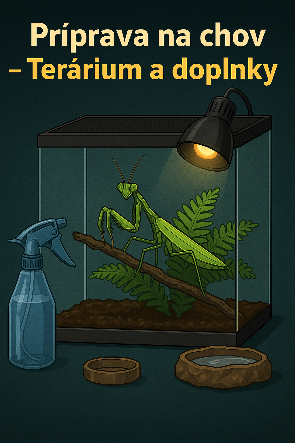 3. Príprava na chov – Terárium a doplnky