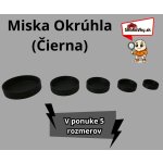 Čierna miska na vodu "Základná" /5 veľkostí/