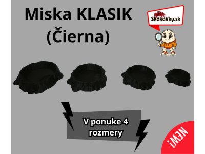 Čierna miska KLASIK