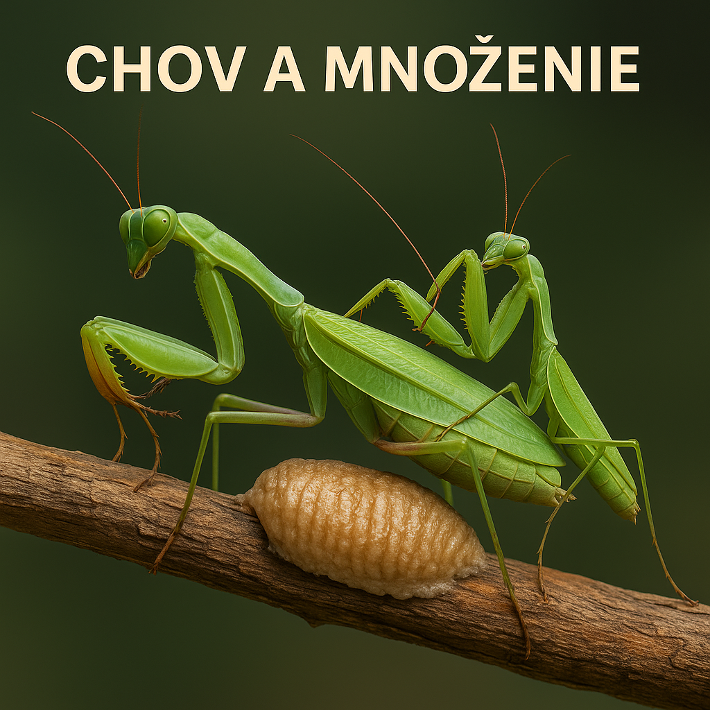 7. Chov a množenie modliviek